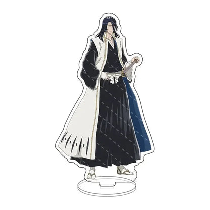 Anime Bleach Acrylic Stand Model Plate Kurosaki Ichigo Kuchiki Rukia Hitsugaya Toshiro Cartoon Figures Standing Sign Holder Gift