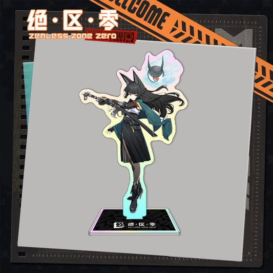 Zenless Zone Zero Nicole Demara Zhu Yuan Anime Acrylic Stand Sign Ellen Joe Ben Bigger Collect Desktop Decoration Keychain Gifts