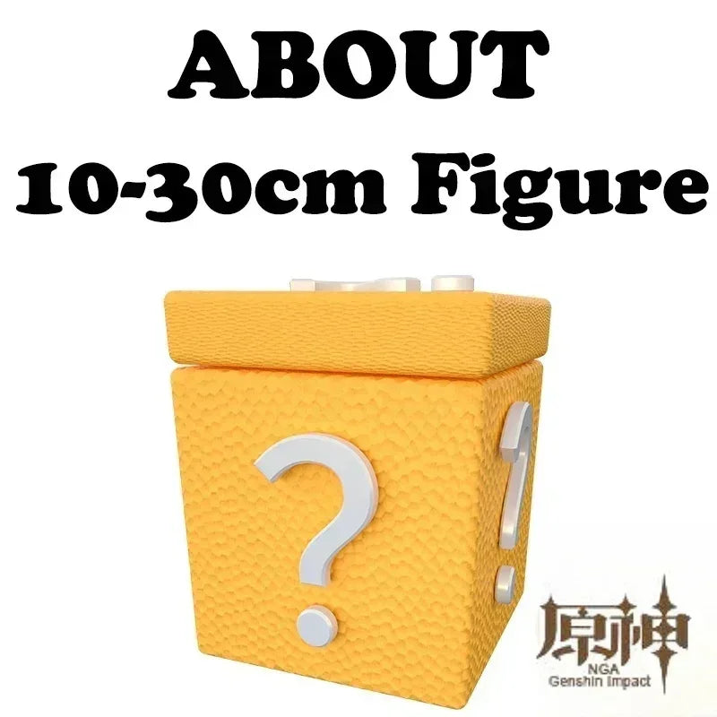 Genshin Impact Blind Box Mystery Box Handmade Anime Figures Paimon Aether Ganyu Walnut Action Figures Large Model Gift
