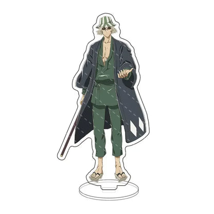 Anime Bleach Acrylic Stand Model Plate Kurosaki Ichigo Kuchiki Rukia Hitsugaya Toshiro Cartoon Figures Standing Sign Holder Gift