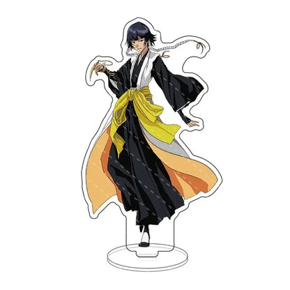 Anime Bleach Acrylic Stand Model Plate Kurosaki Ichigo Kuchiki Rukia Hitsugaya Toshiro Cartoon Figures Standing Sign Holder Gift